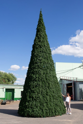 Уличная елка Русская зеленая 3 м., каркасная, ПВХ, Green Trees (GT3RUSPVC)