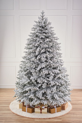 Искусственная ель Версальская заснеженная 300 см., 930 тепл.бел. ламп, Max Christmas (ЕСВЗЛ30)